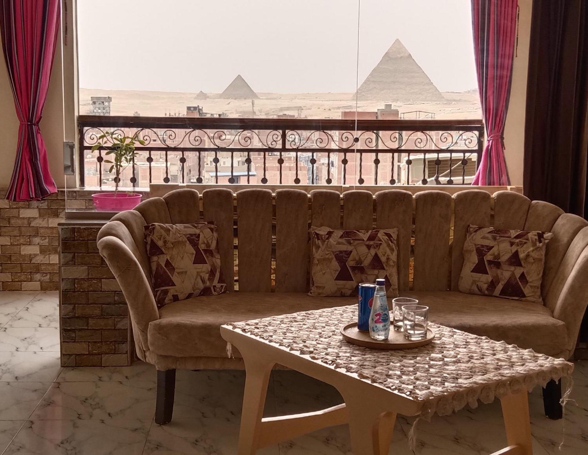 Giza Pyramids View *